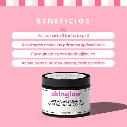 SkinGlow™ CREMA ACLARANTE REVITALIZADORA DE PIEL